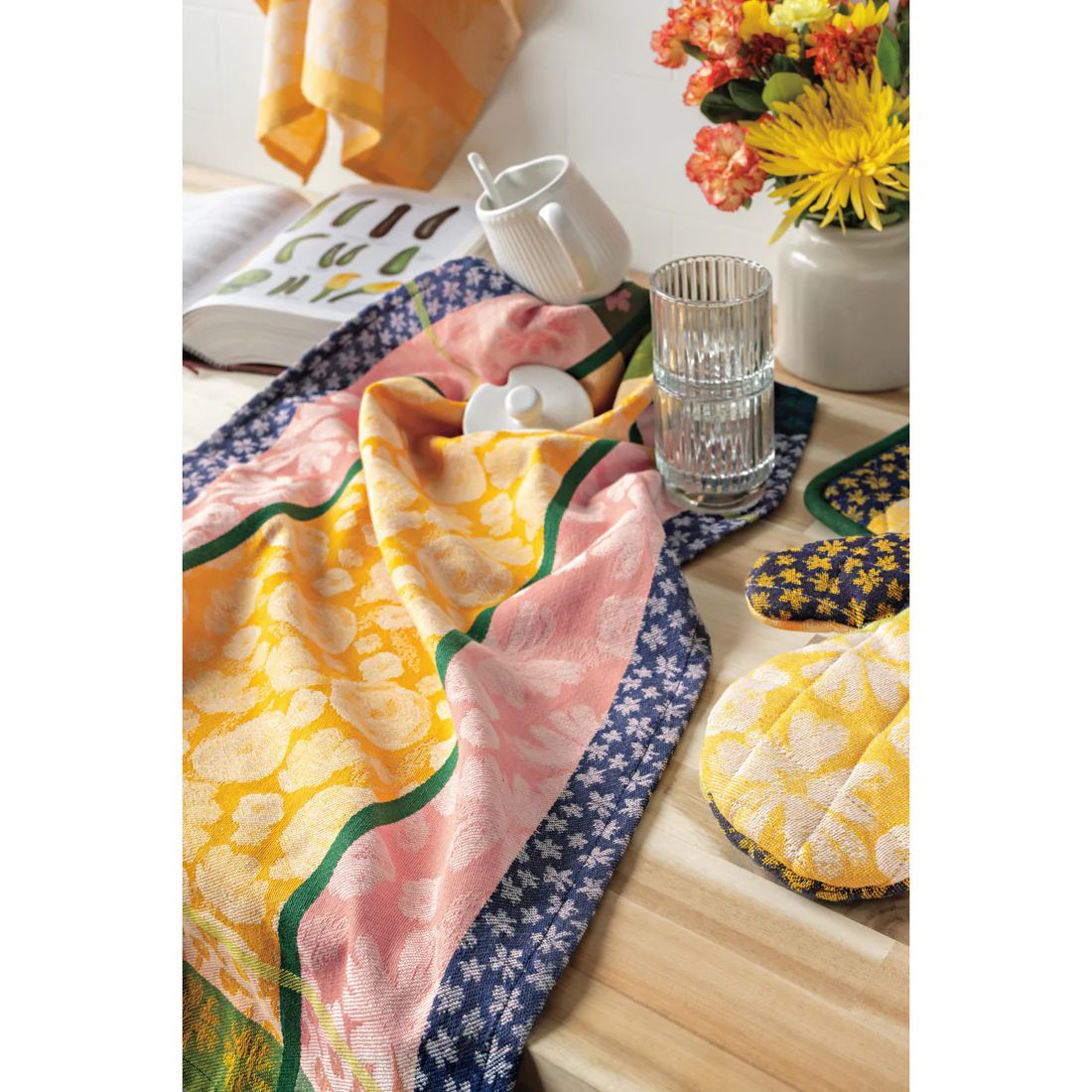 Dishtowel Jacquard - Full Bloom
