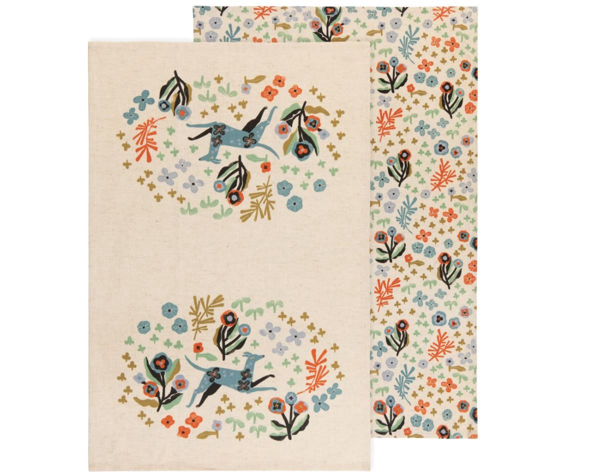 Dishtowel Set of 2 - Dogwood