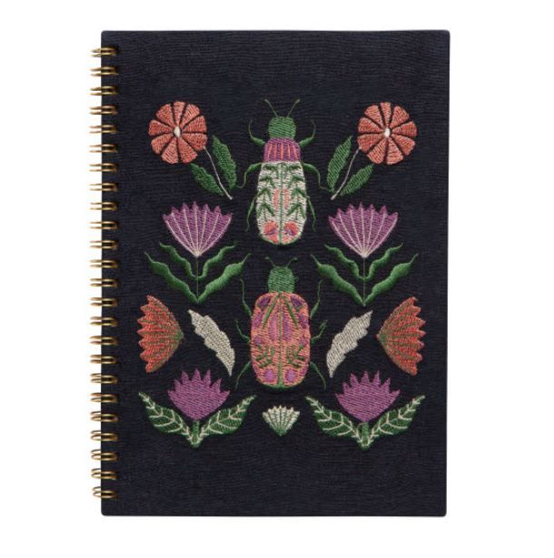 Notebook, Ring Bound - Embroidered Amulet