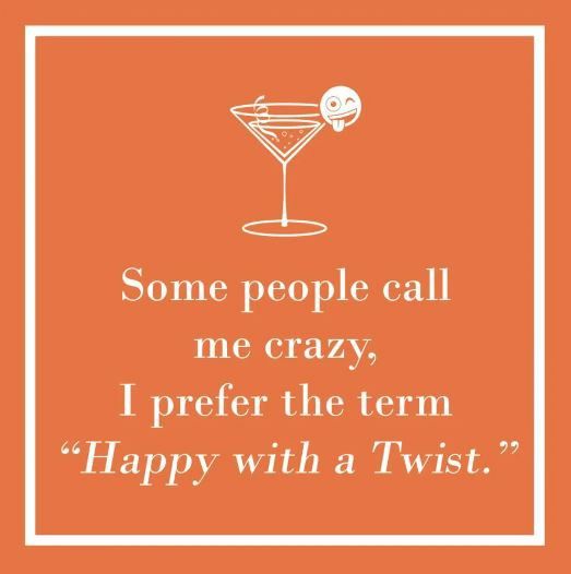 Beverage Napkin - Happy With A Twist