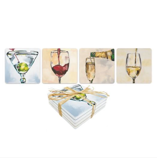 Coaster Set of 4 - Art of Alcohol