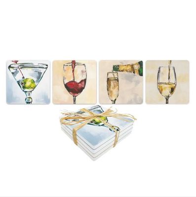 Coaster Set of 4 - Art of Alcohol