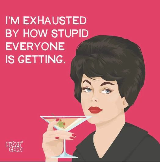 Beverage Napkin - I&#39;m Exhausted