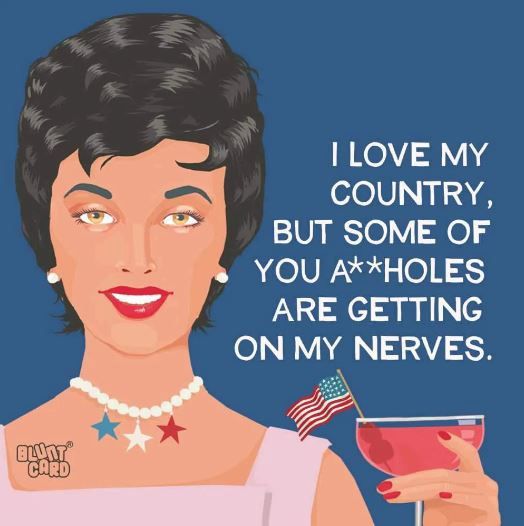 Beverage Napkin - Love My Country