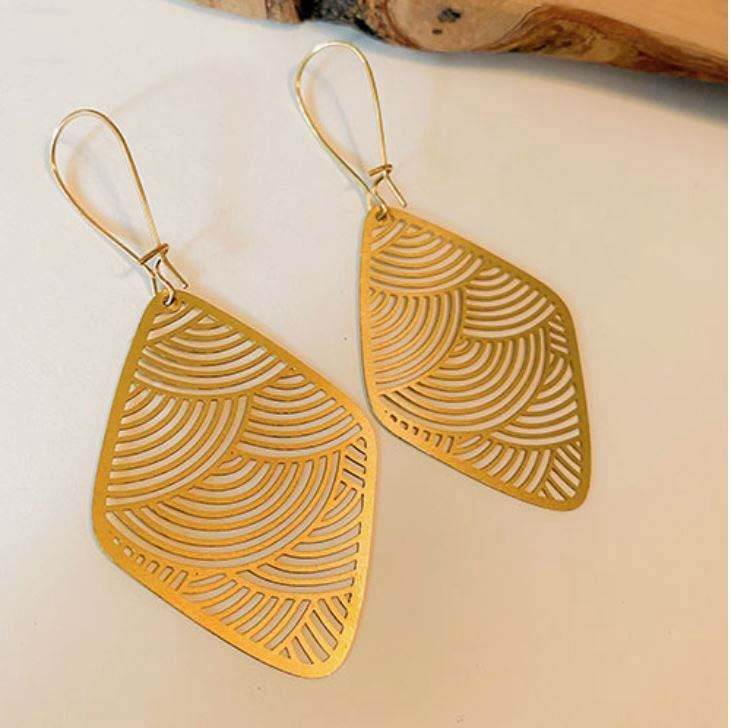 Deco Diamond Earrings