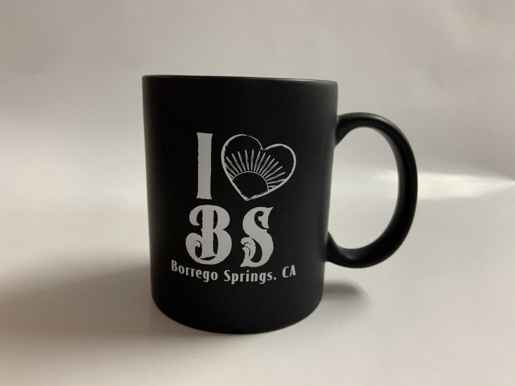 Mug, I Heart BS - Matte Black