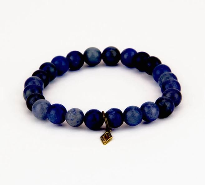 Blue Aventurine Stone Mala Bracelet