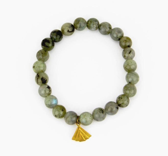 Labradorite Stone Mala Bracelet