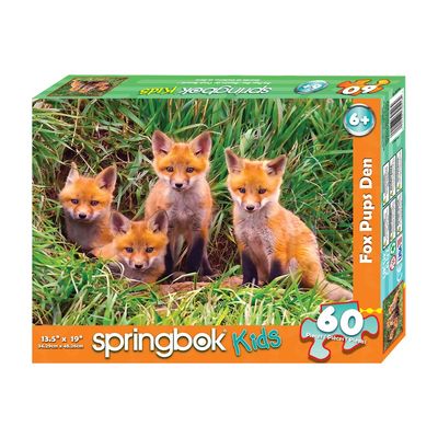 Puzzle - Fox Pups Den 60 Piece