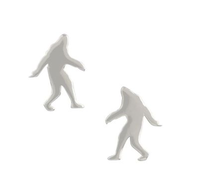 Tomas Jewelry Bigfoot Stud Earrings-Silver