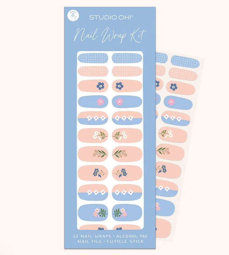 Mani Nail Wrap Kit - Pretty Petals