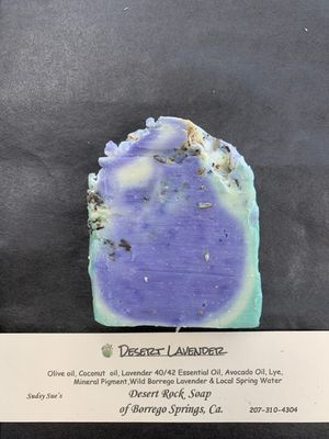 Desert Rock Soap-Desert Lavender