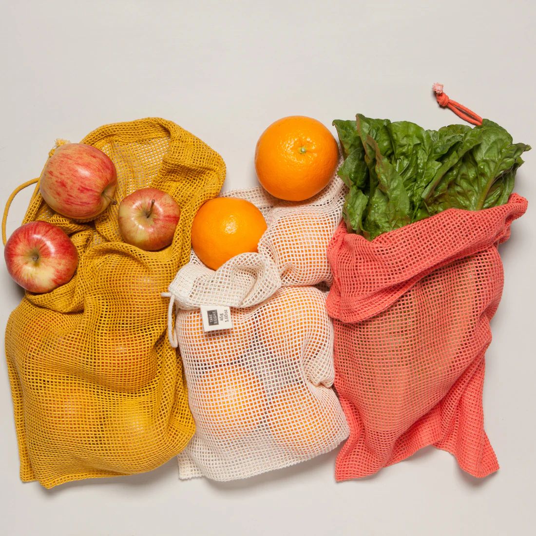 Le Marche Produce Bags Set of 3 - Coral