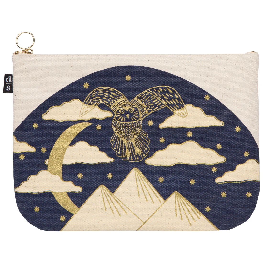 Zipper Pouch, Large - Moonlit