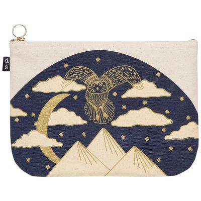 Zipper Pouch, Large - Moonlit