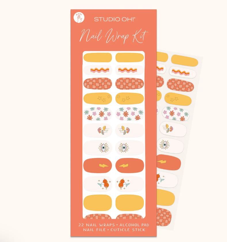 Mani Nail Wrap Kit - Groovy Girl