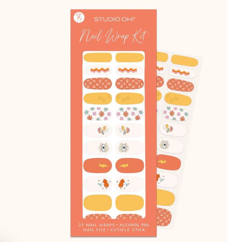 Mani Nail Wrap Kit - Groovy Girl