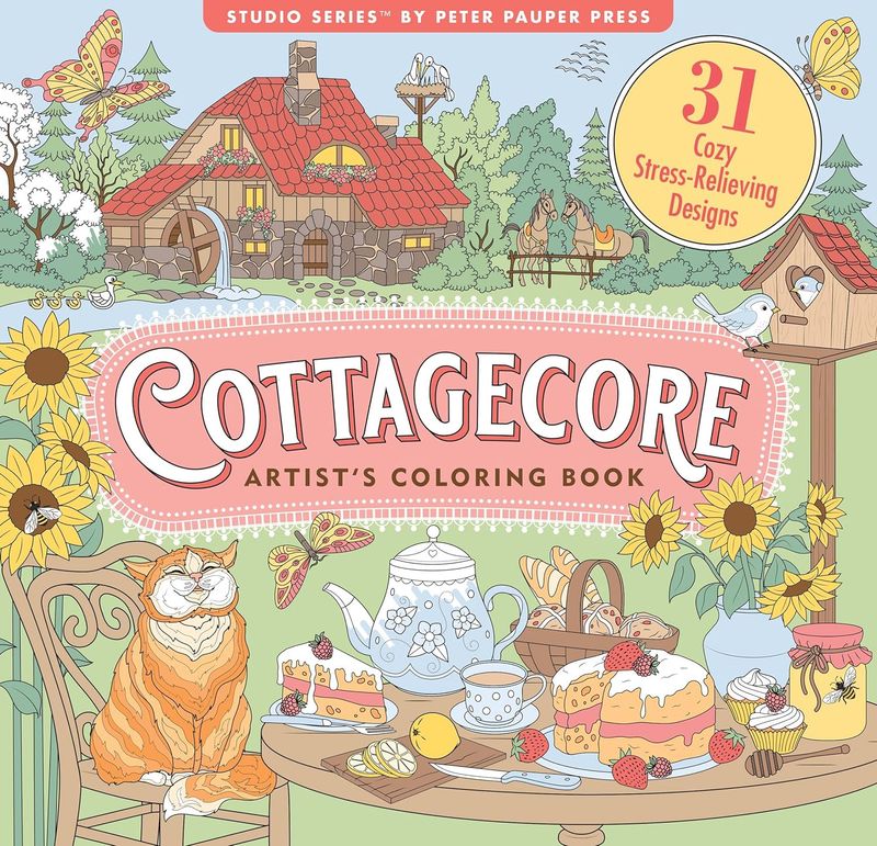 Coloring Book-Cottagecore
