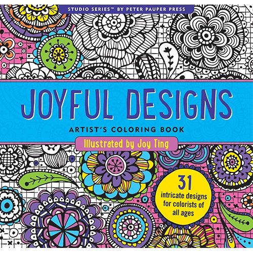 Coloring Book-Joyful Designs