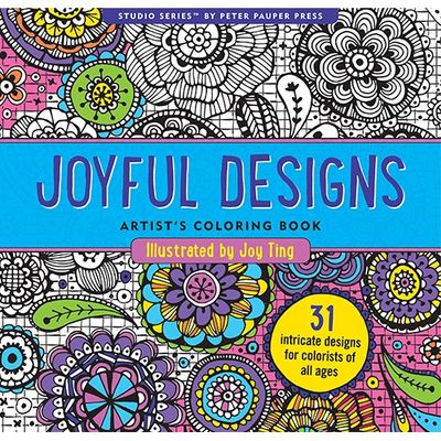 Coloring Book-Joyful Designs