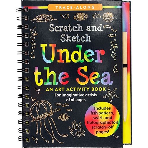 Scratch &amp; Sketch Book-Under The Sea
