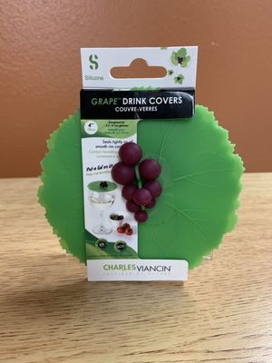 Grape Lid Drink Cover Set Of 2