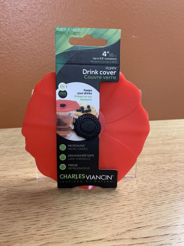Poppy Lid Drink Cover Set Of 2
