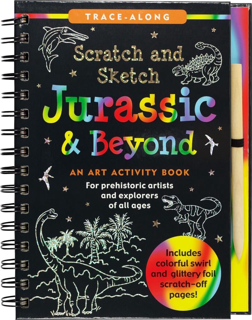 Scratch &amp; Sketch Book-Jurassic &amp; Beyond
