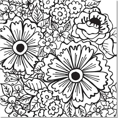 Peter Pauper Press Coloring Book-Joyful Designs