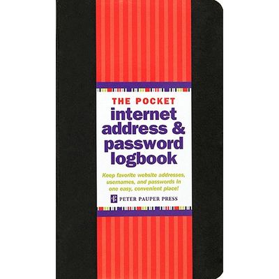 Internet Address &amp; Password Logbook