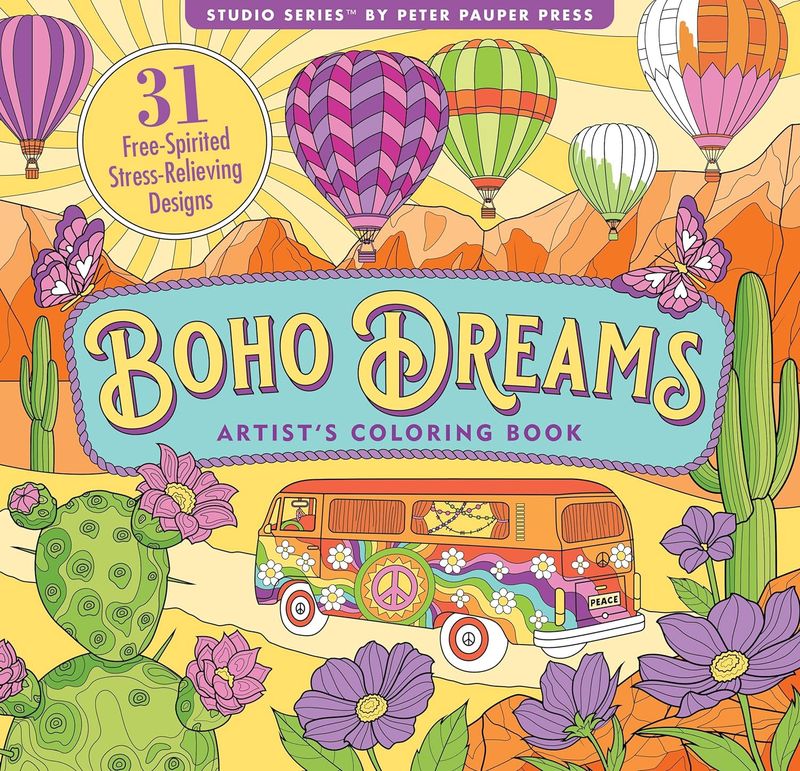 Coloring Book-Boho Dreams