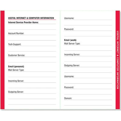 Peter Pauper Press Internet Address &amp; Password Logbook