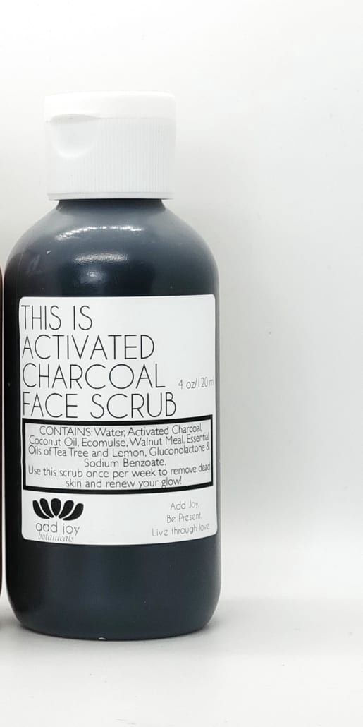 Charcoal Facial Scrub 4oz