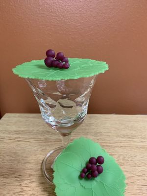 Grape Lid Drink Cover Set Of 2
