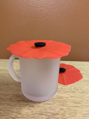 Poppy Lid Drink Cover Set Of 2