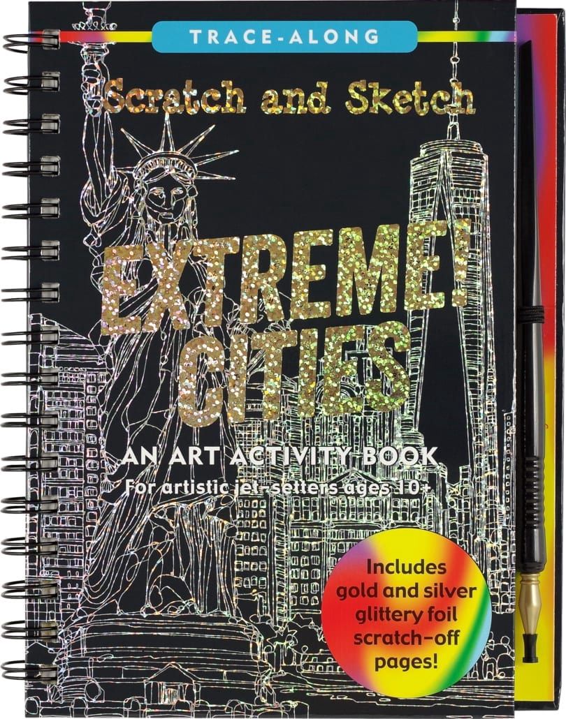 Scratch &amp; Sketch Book-Extreme! Cities