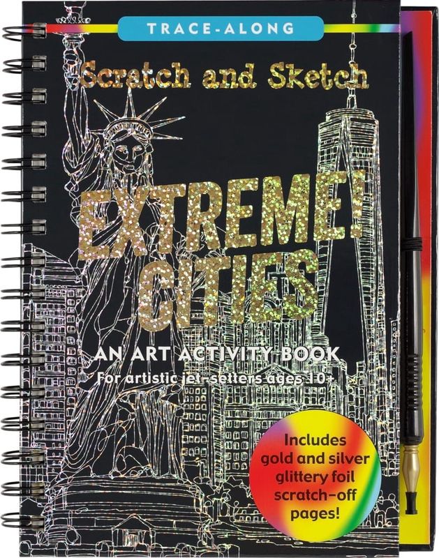 Scratch &amp; Sketch Book-Extreme! Cities