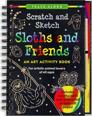 Scratch &amp; Sketch Book-Sloth &amp; Friends