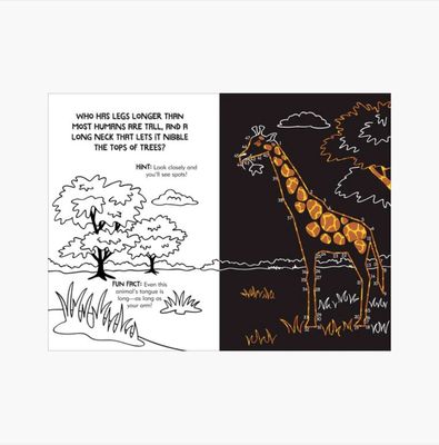Peter Pauper Press Scratch &amp; Sketch Book-Dot to Dot Animals