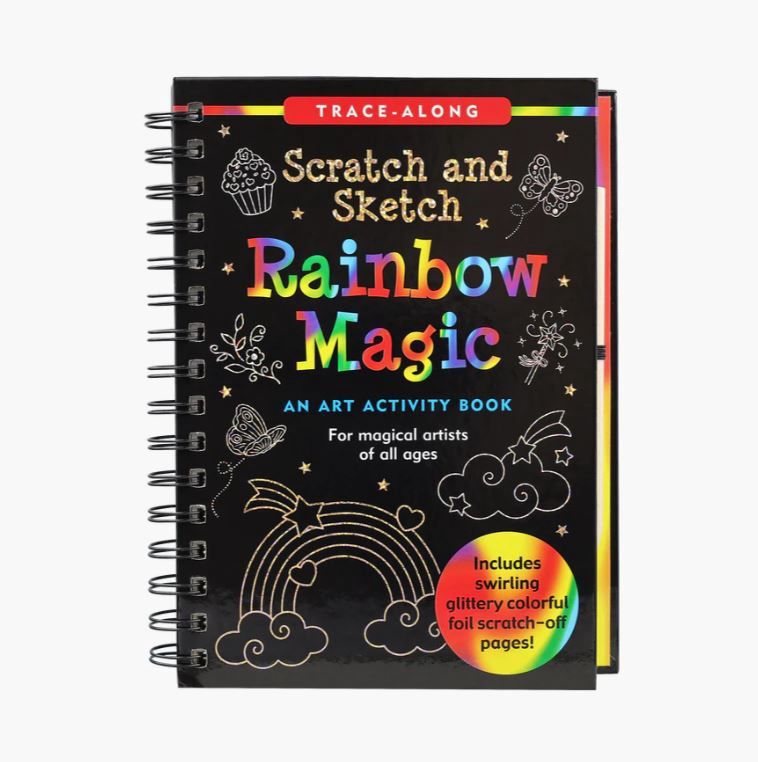 Scratch &amp; Sketch Book-Rainbow Magic