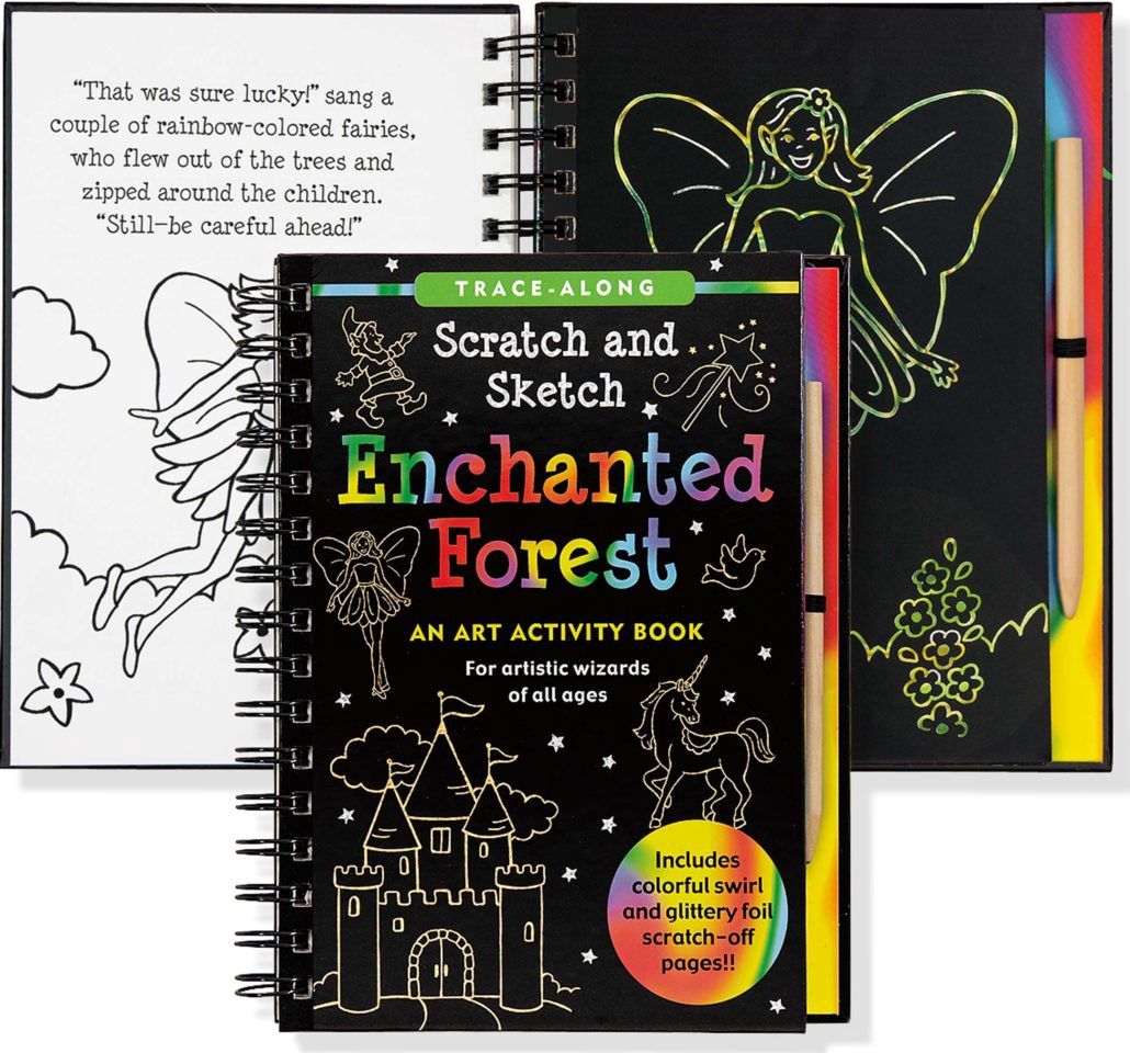 Scratch &amp; Sketch Book-Enchanted Forest