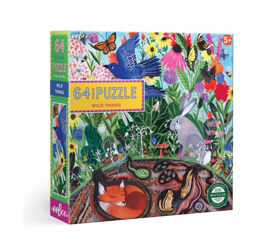 64 Piece Puzzle - Wild Things