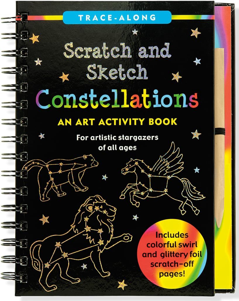 Scratch &amp; Sketch Book-Constellations
