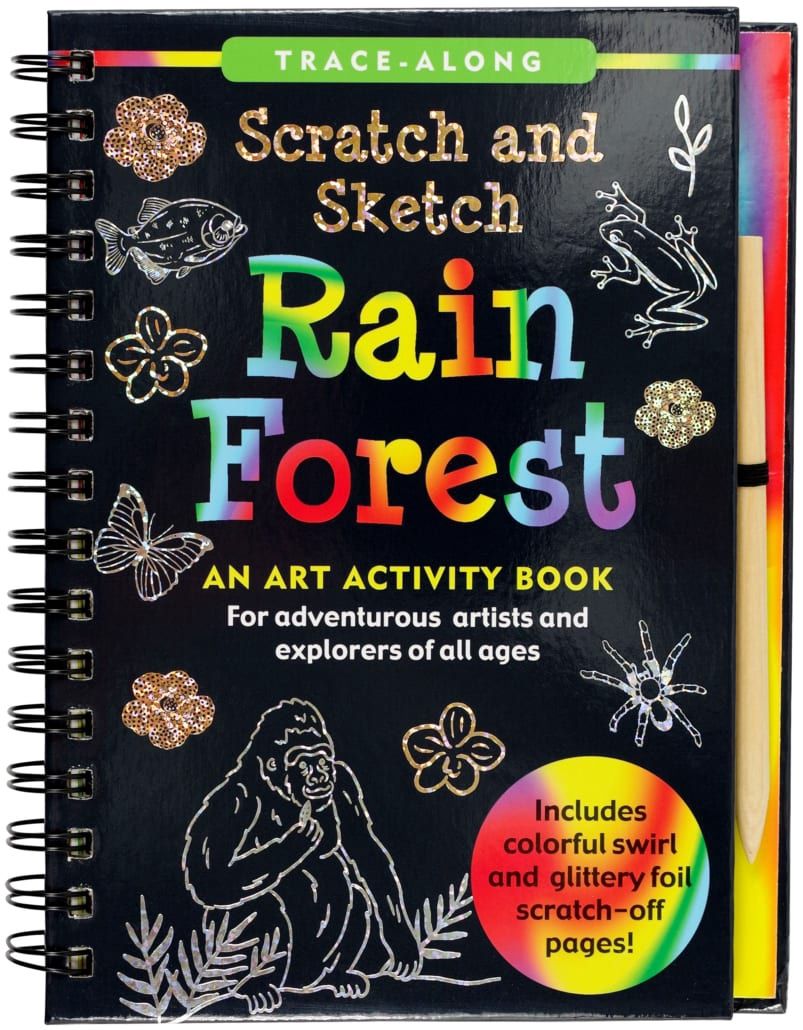 Scratch &amp; Sketch Book-Rain Forest