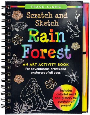 Scratch &amp; Sketch Book-Rain Forest