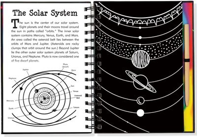 Peter Pauper Press Scratch &amp; Sketch Book-Solar System