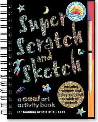 Scratch &amp; Sketch Book-Super Scratch &amp; Sketch