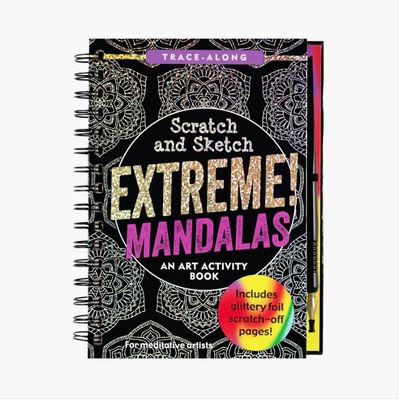 Scratch &amp; Sketch Book-Exreme! Mandalas
