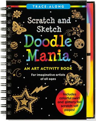 Scratch &amp; Sketch Book-Doodle Mania