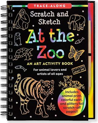 Scratch &amp; Sketch Book-At The Zoo